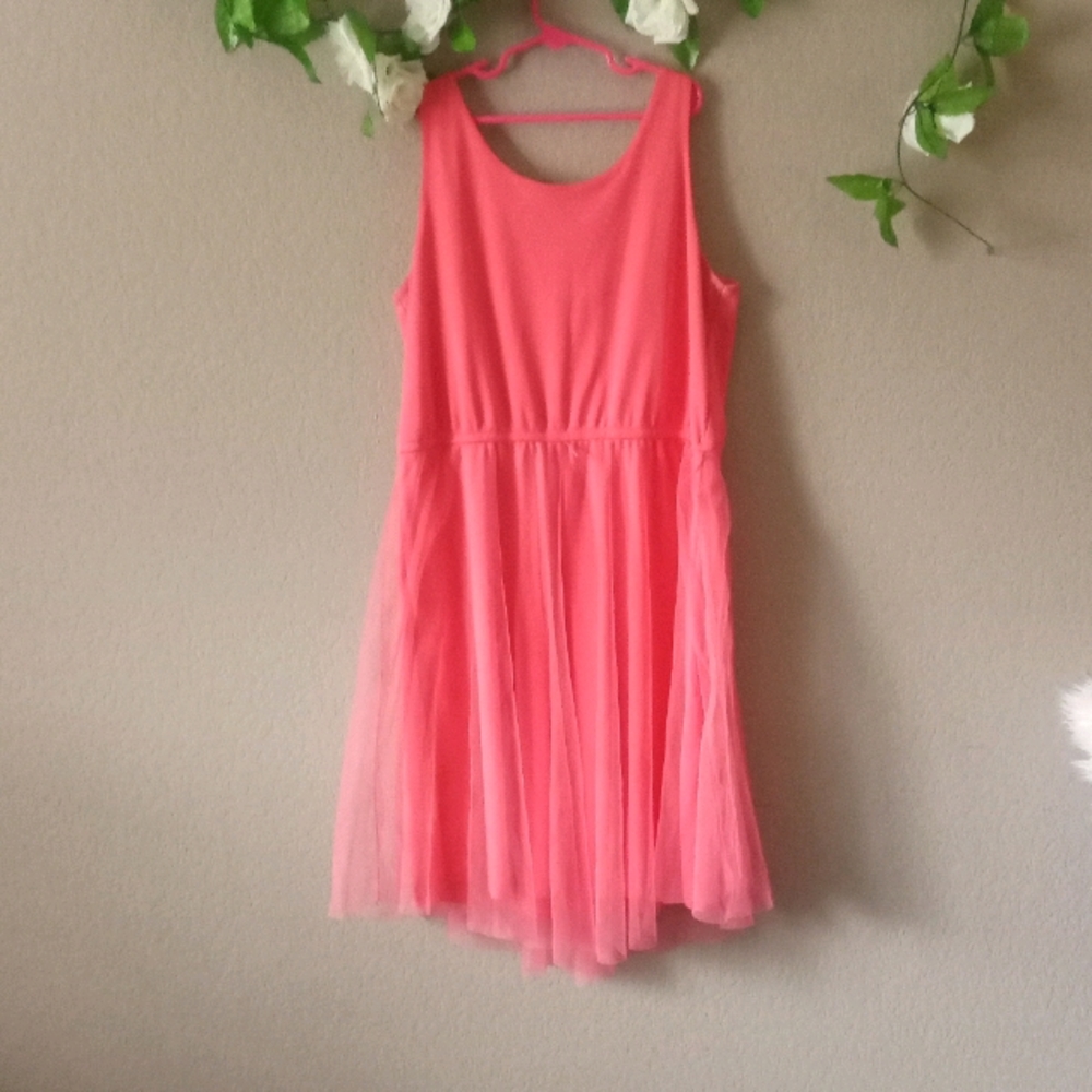 Kids Coral Pinky Dress